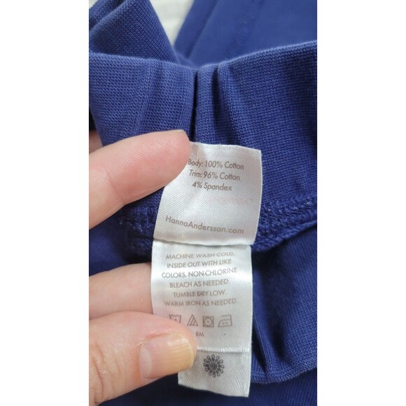 Hanna Andersson Blue Cotton Joggers with Pockets – Size 140 cm (US 10) - Picture 6 of 8